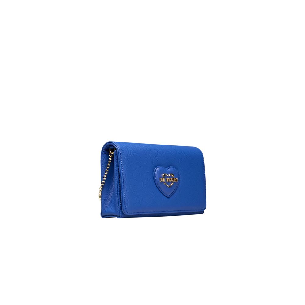 Love Moschino Blue Polyethylene Crossbody Bag