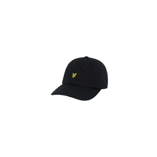 Lyle & Scott Black Cotton Cap Baseball Hat