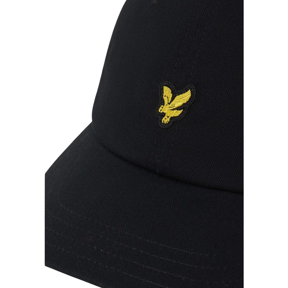 Lyle & Scott Black Cotton Cap Baseball Hat