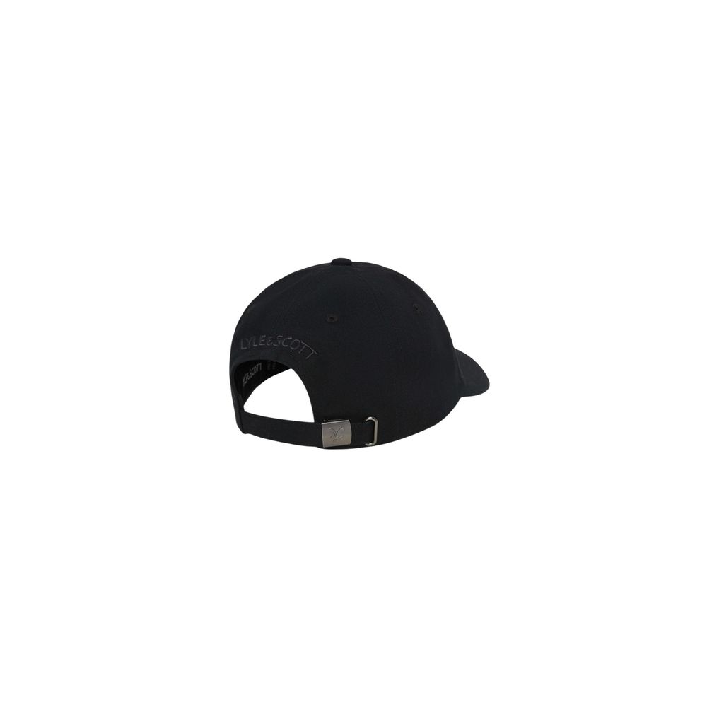Lyle & Scott Black Cotton Cap Baseball Hat