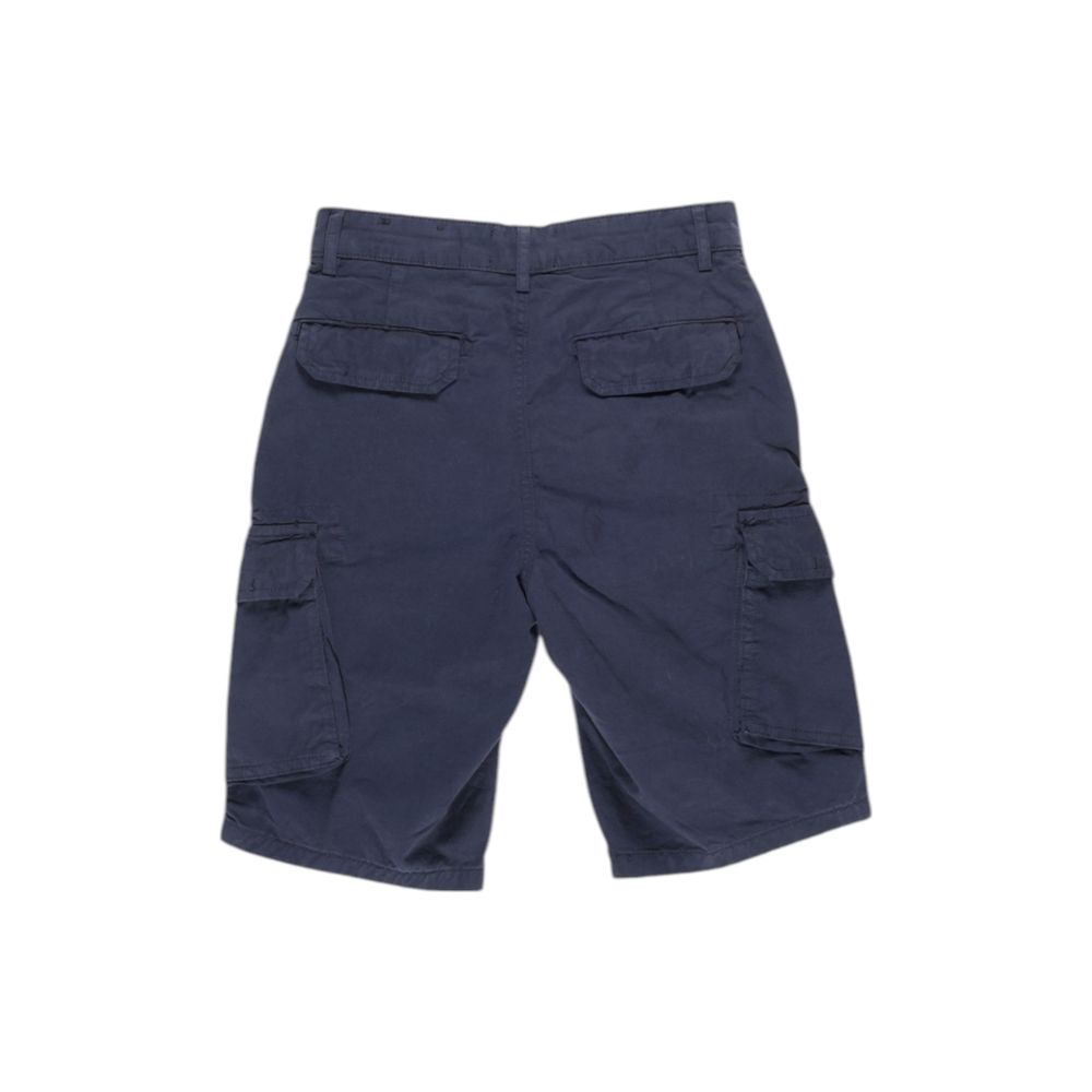 Lyle & Scott Blue Cotton Short