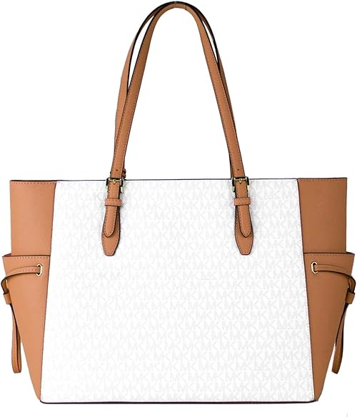 MK Gilly Large Jet Set Travel Tote Vanilla