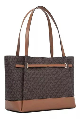 MK Jet Set Reed Large Logo Tote