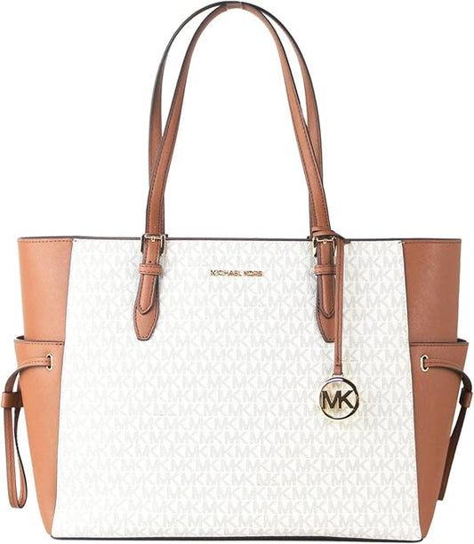 MK Gilly Large Jet Set Travel Tote Vanilla