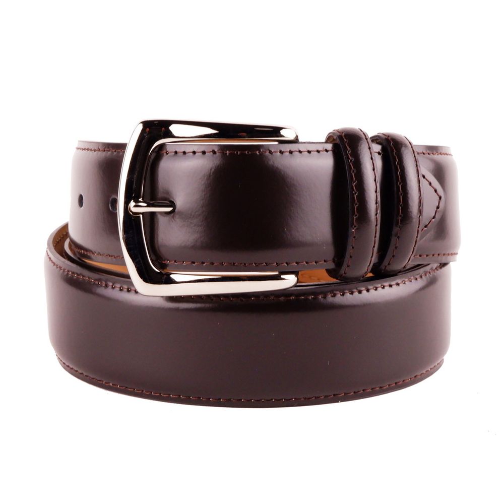 Made in Italy Elegant Milano Leather Belt Quartet