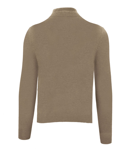 Malo Beige Cashmere Men Sweater