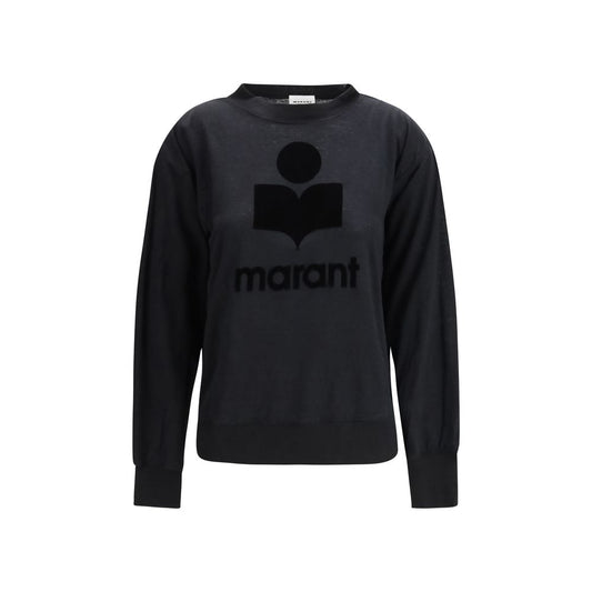 Marant Etoile Black Linen Sweatshirt