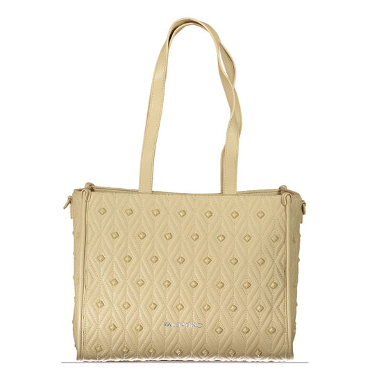 Mario Valentino Beige Polyester Handbag
