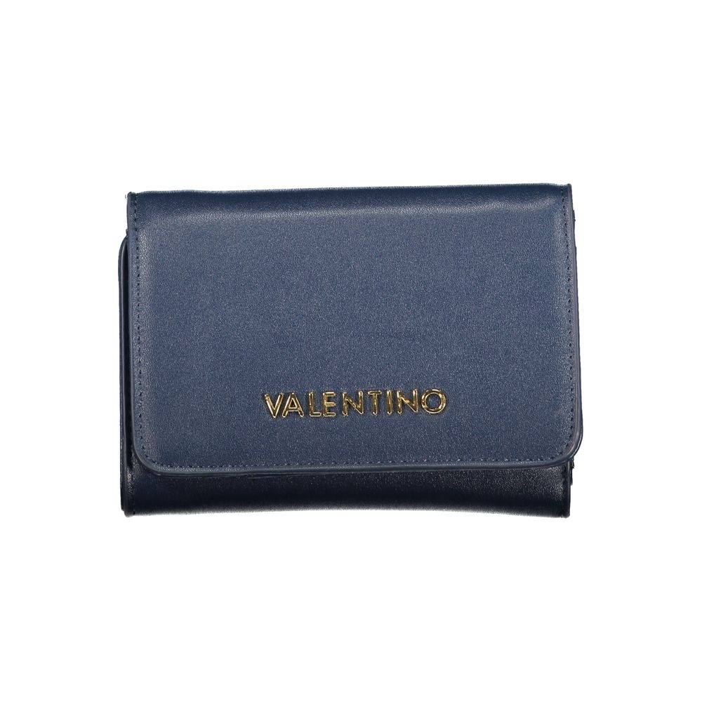 Mario Valentino Blue Polyethylene Wallet