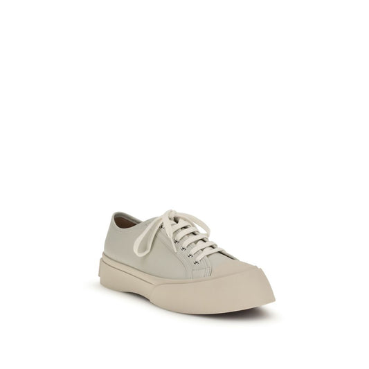 Marni White Napa Leather / Calf Bos Taurus Sneakers