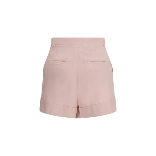 Max Mara Multicolor Fleece Wool Bermuda Shorts