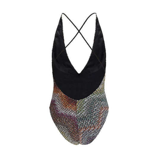 Missoni Multicolor Rayon One-Piece Swimsuit
