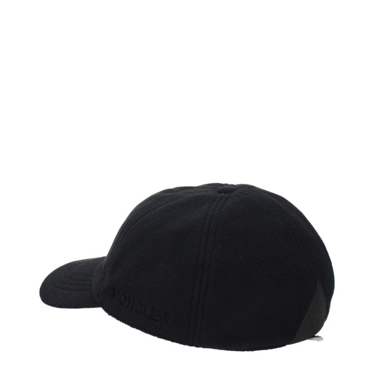 Moncler Black Polyester Cap Baseball Hat
