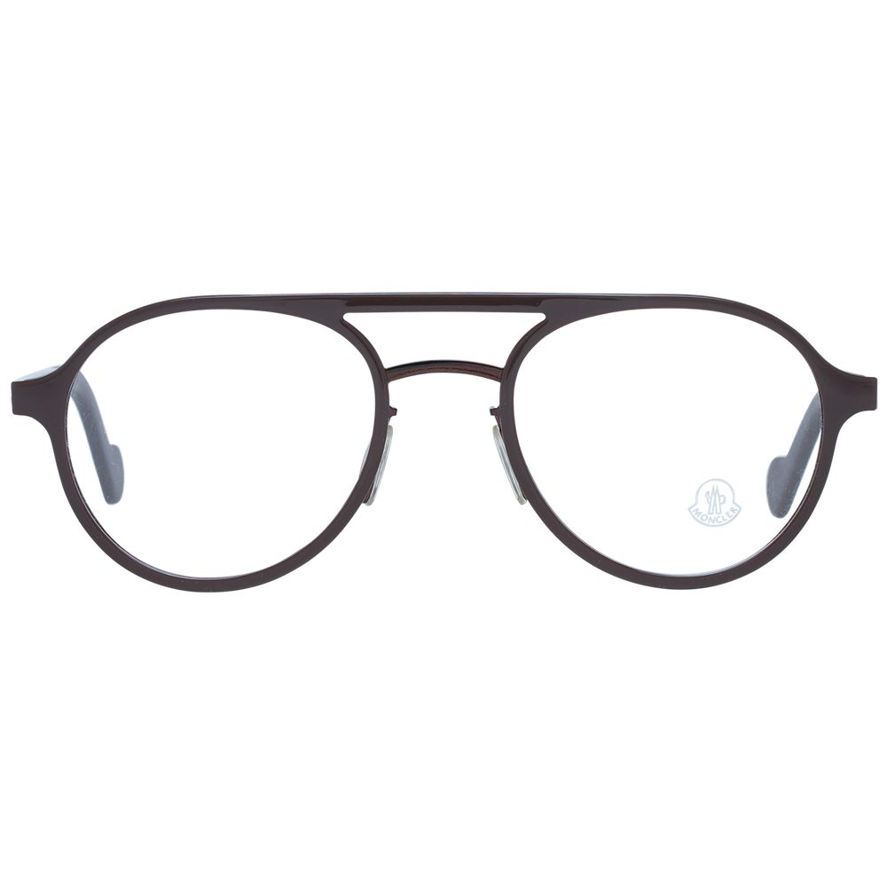 Moncler Brown Men Optical Frames