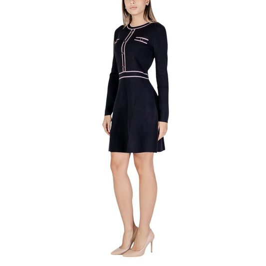 Morgan De Toi Black Viscose Dress