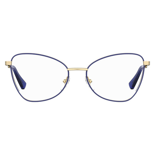 Moschino Blue Metal Frames