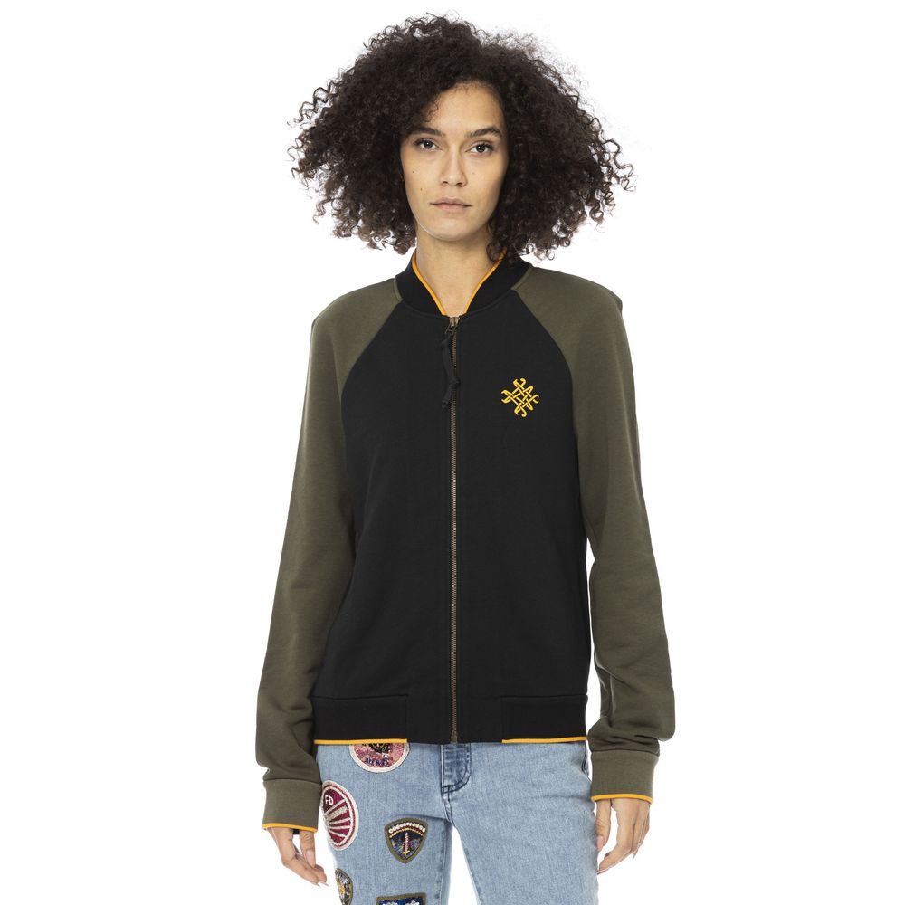 Mr&Mrs Italy Black Cotton Sweatshirt