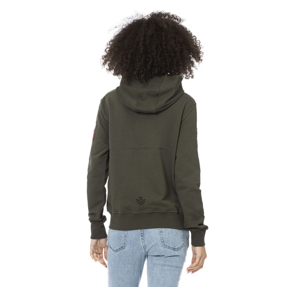 Mr&Mrs Italy Green Cotton Sweatshirt
