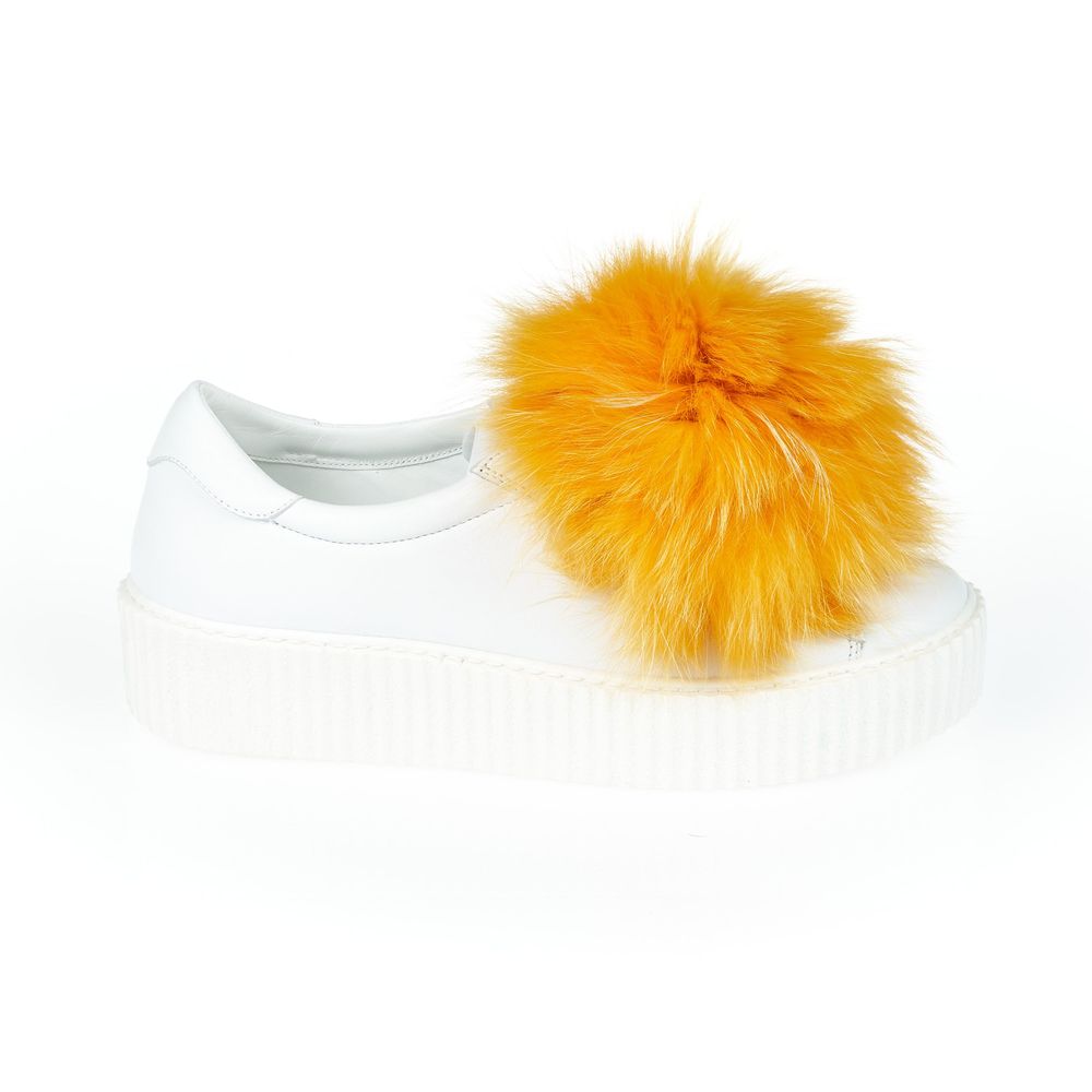 Mr&Mrs Italy White Textile Shoe