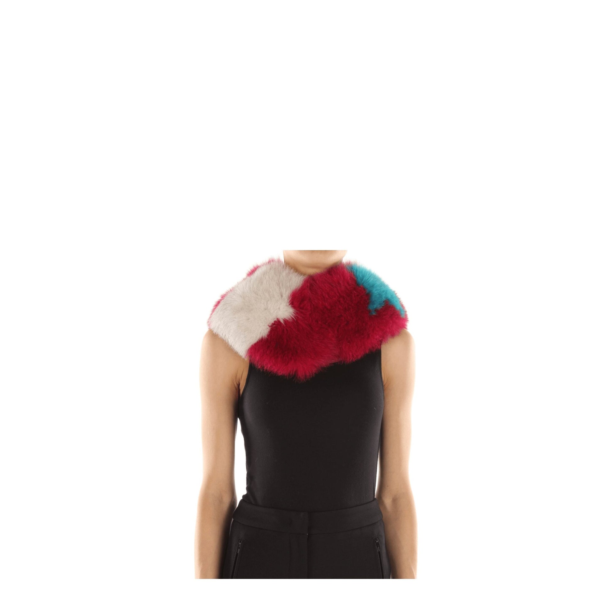 Mr. Mrs. Shirt Pink Fur Foulards