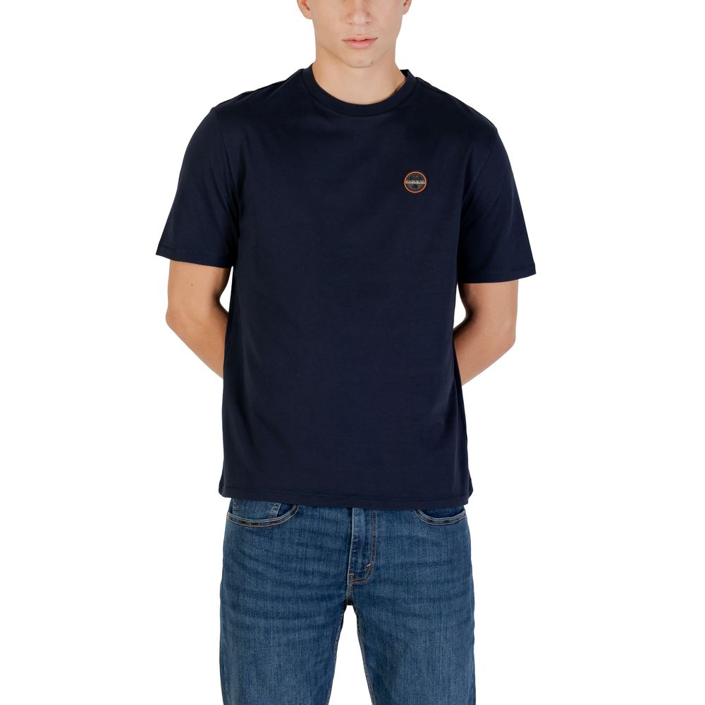 Napapijri Blue Cotton T-Shirt