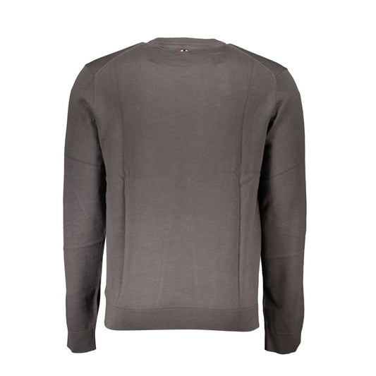 Napapijri Gray Cotton Men Sweater