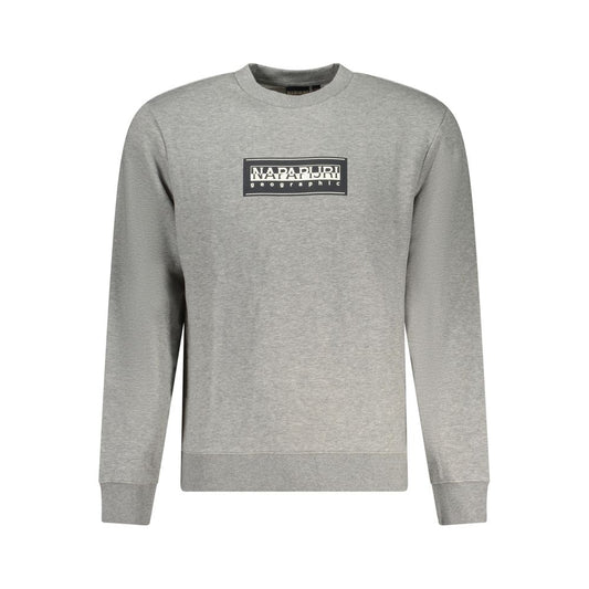 Napapijri Gray Cotton Sweater