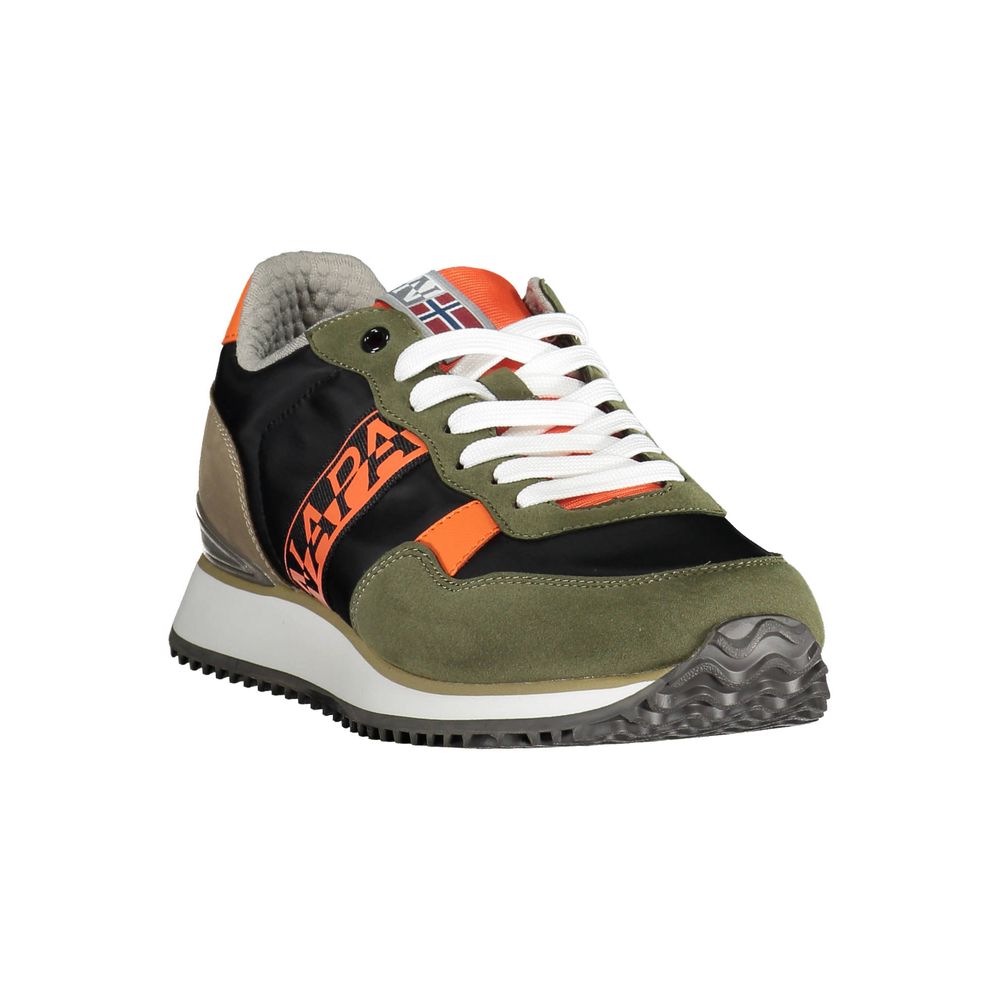 Napapijri Green Polyester Men Sneaker