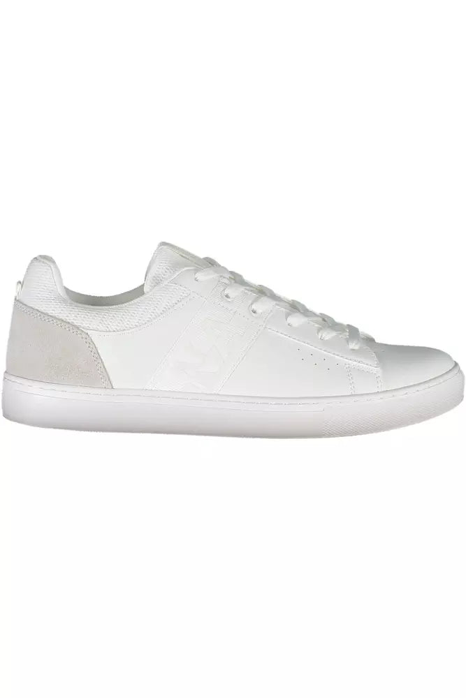 Napapijri White Leather Men Sneaker