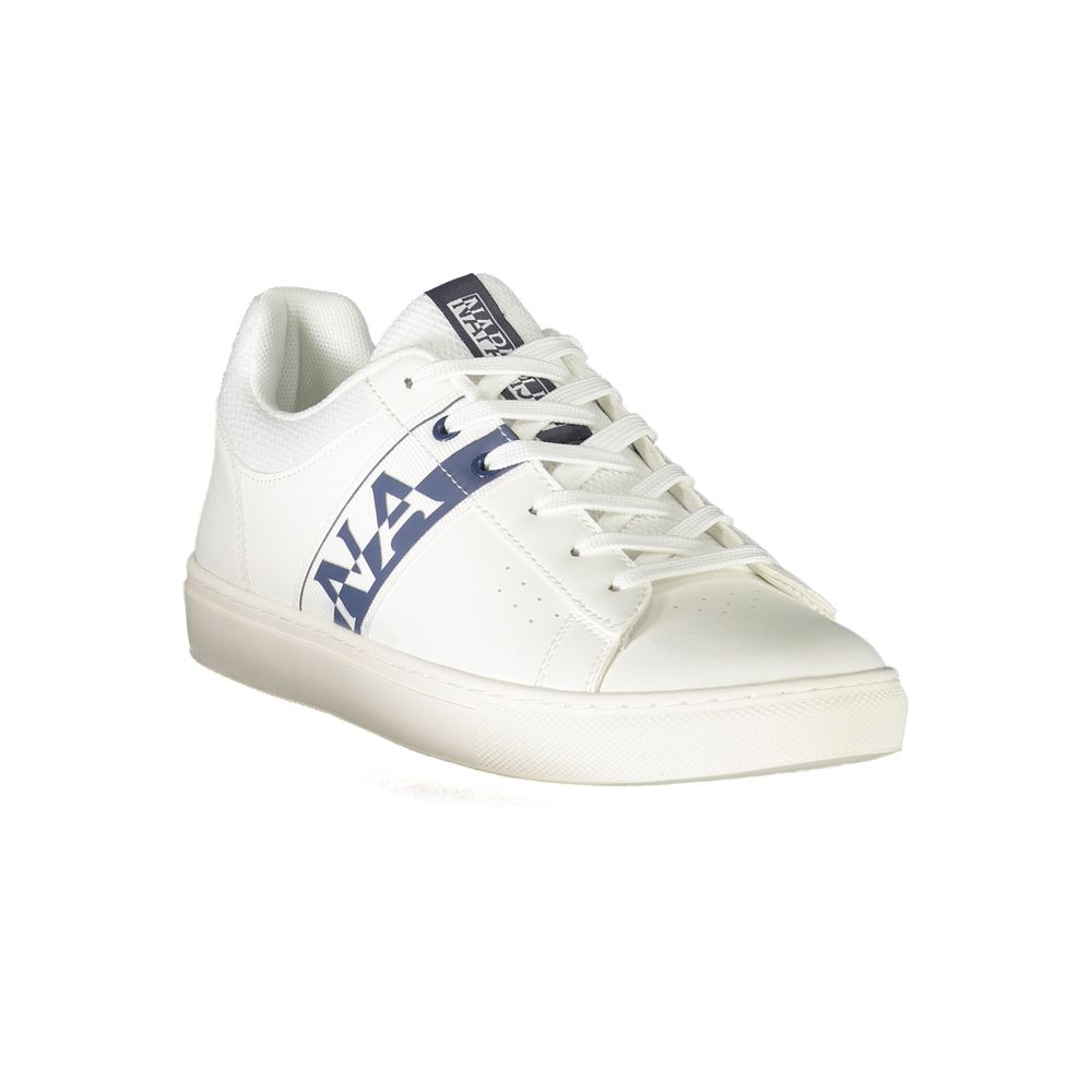 Napapijri White Leather Men Sneaker