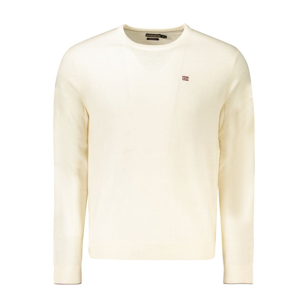 Napapijri White Wool Sweater