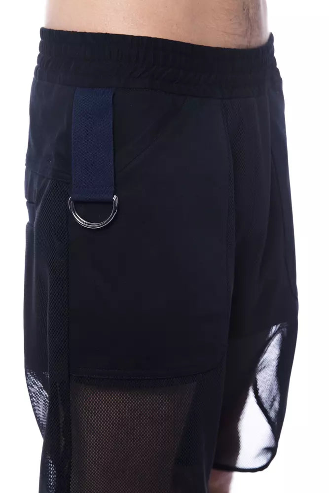 Nicolo Tonetto Black Polyester Men Short