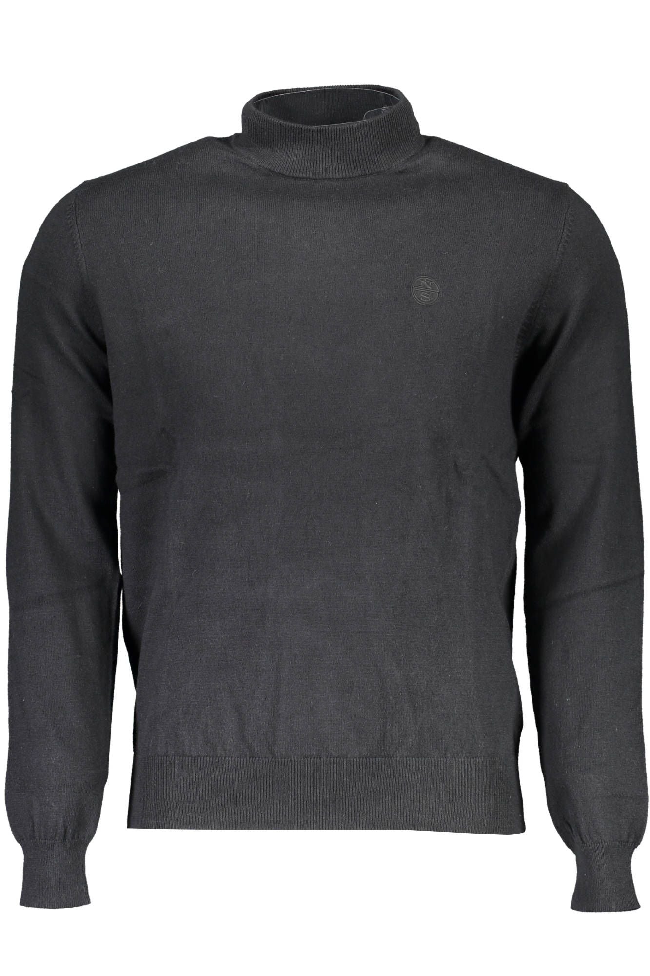 North Sails Black Cotton Men Sweater