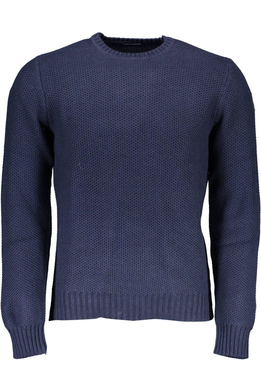 North Sails Blue Cotton Men Sweater