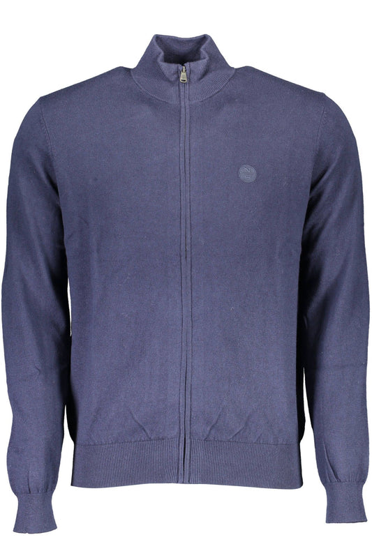 North Sails Blue Cotton Men Sweater