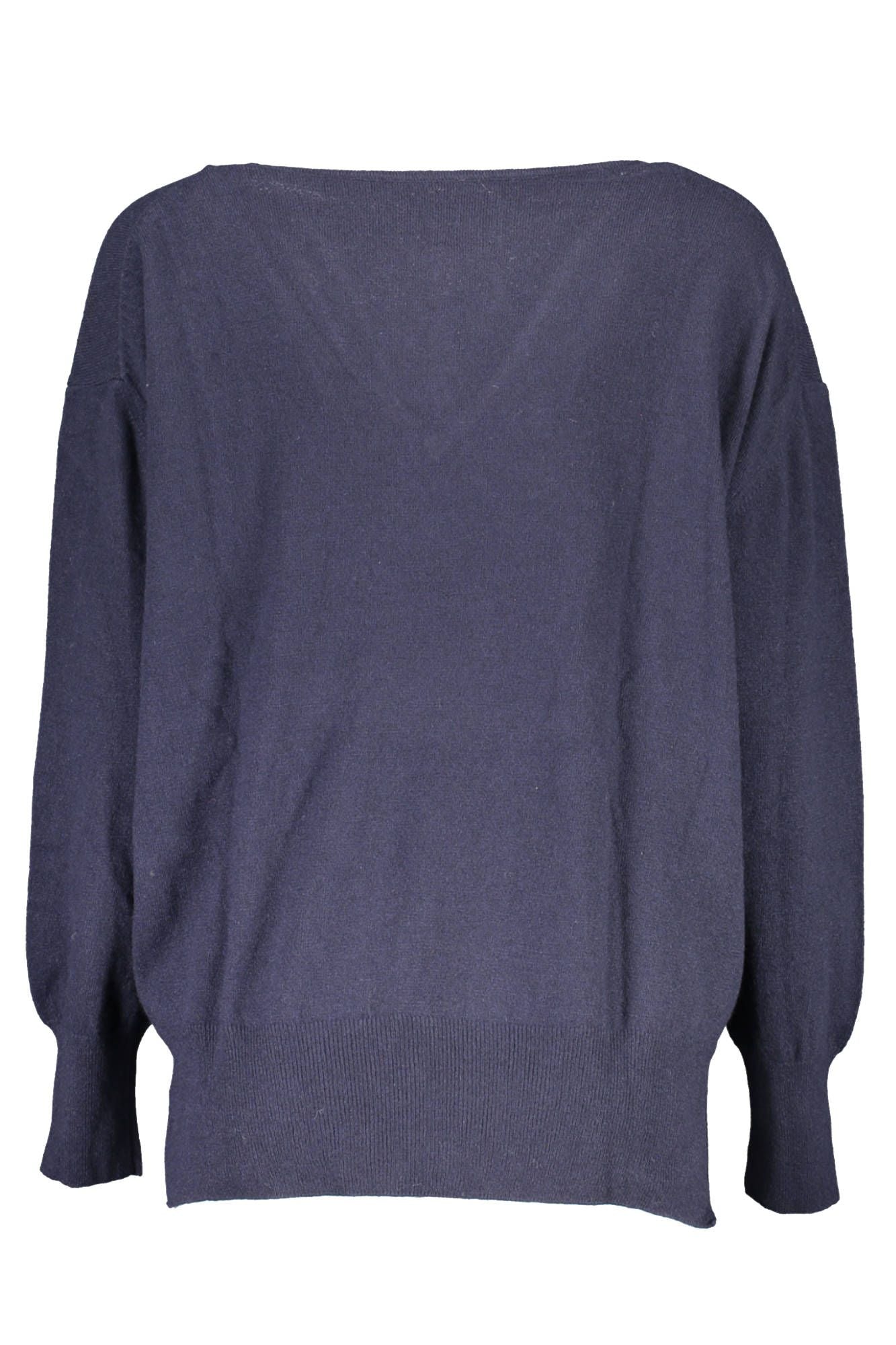 North Sails Blue Wool Women Sweater