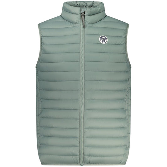 North Sails Green Polyester Sleveless Jacket