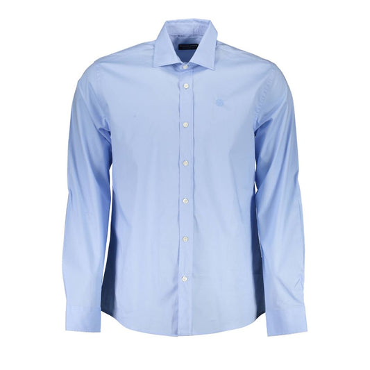 North Sails Light Blue Cotton Men Shirt