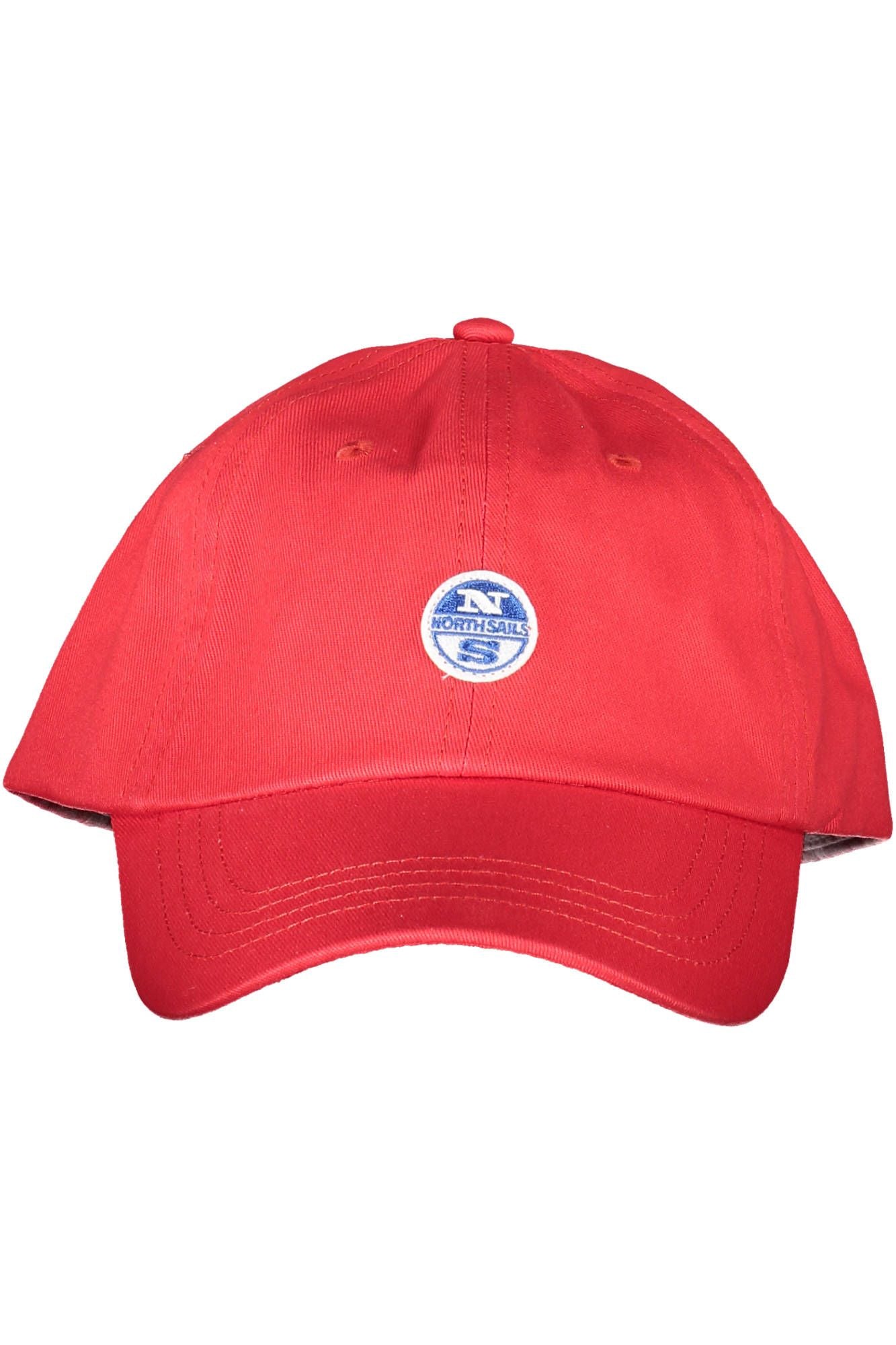 North Sails Red Cotton Men Cap