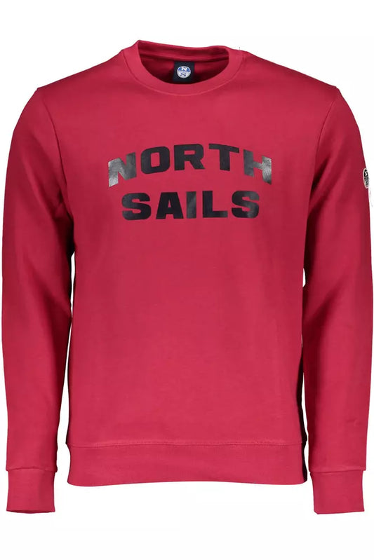 North Sails Red Cotton Men Sweater