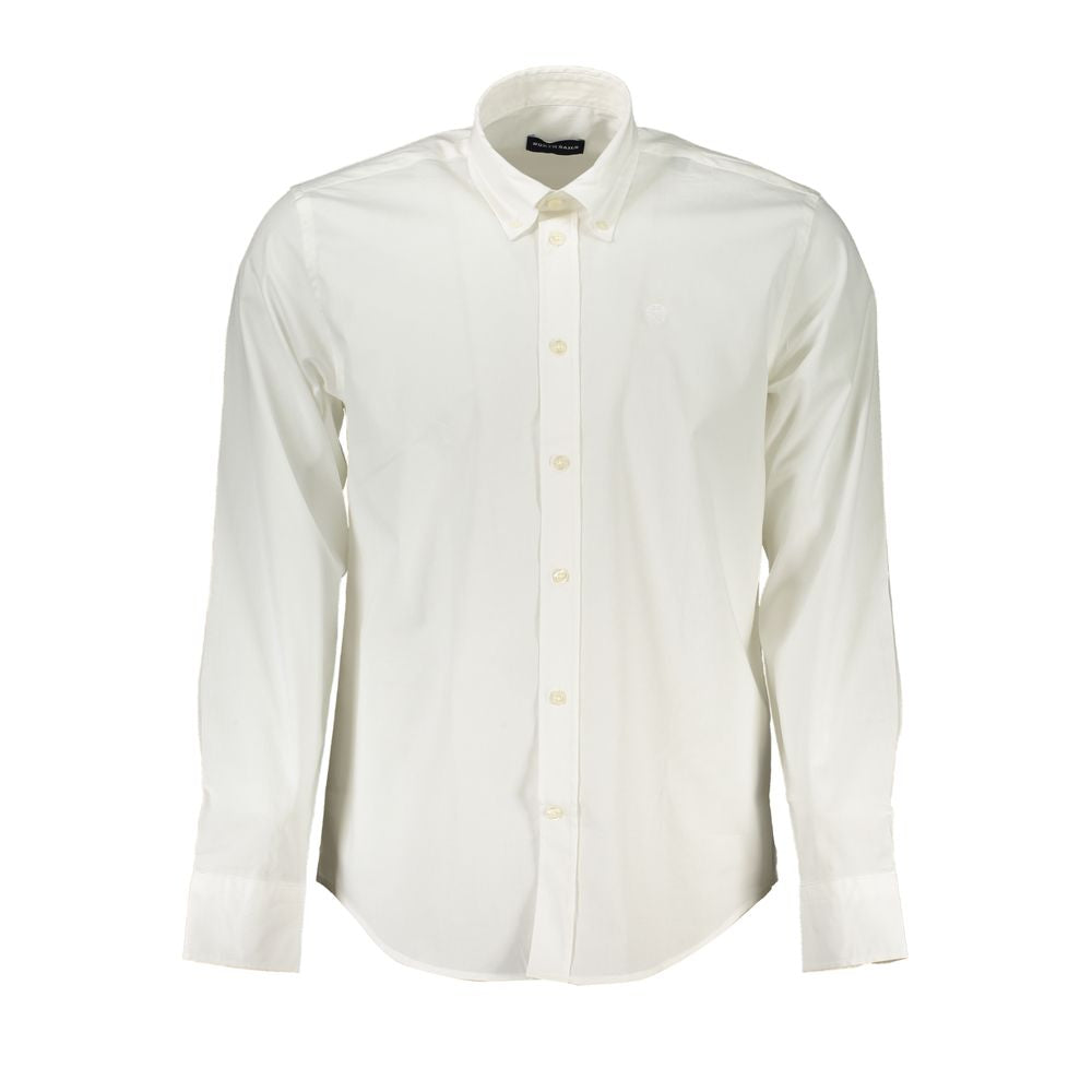 North Sails White Cotton Men Shirt