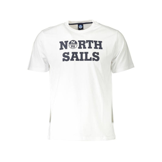 North Sails White Cotton Men TShirt