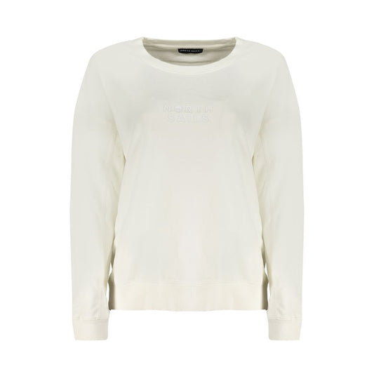 North Sails White Cotton Sweater