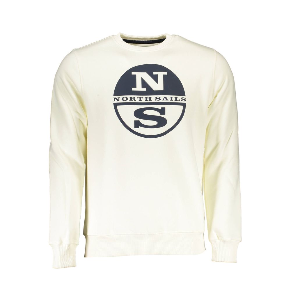 North Sails White Cotton Sweater