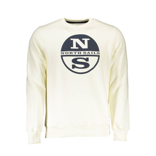 North Sails White Cotton Sweater