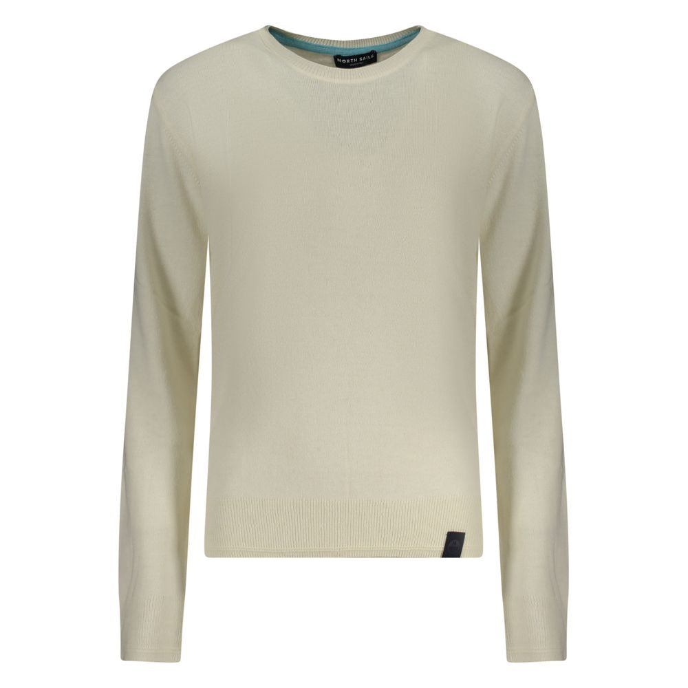 North Sails White Wool Sweater