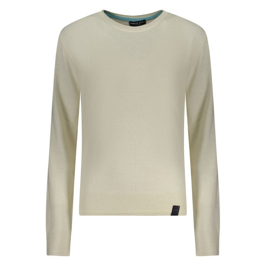 North Sails White Wool Sweater