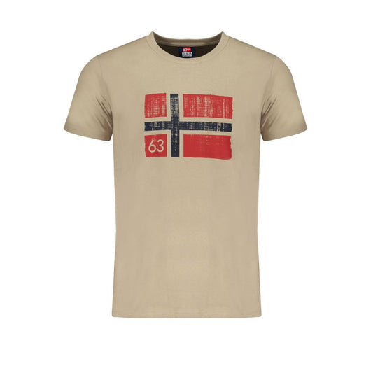 Norway 1963 Beige Cotton T-Shirt