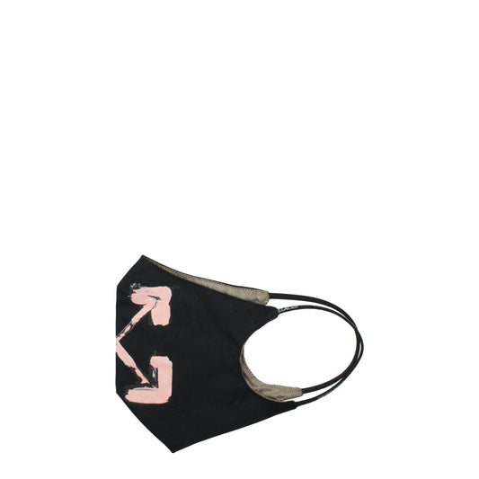Off-White Black Cotton Facemasks