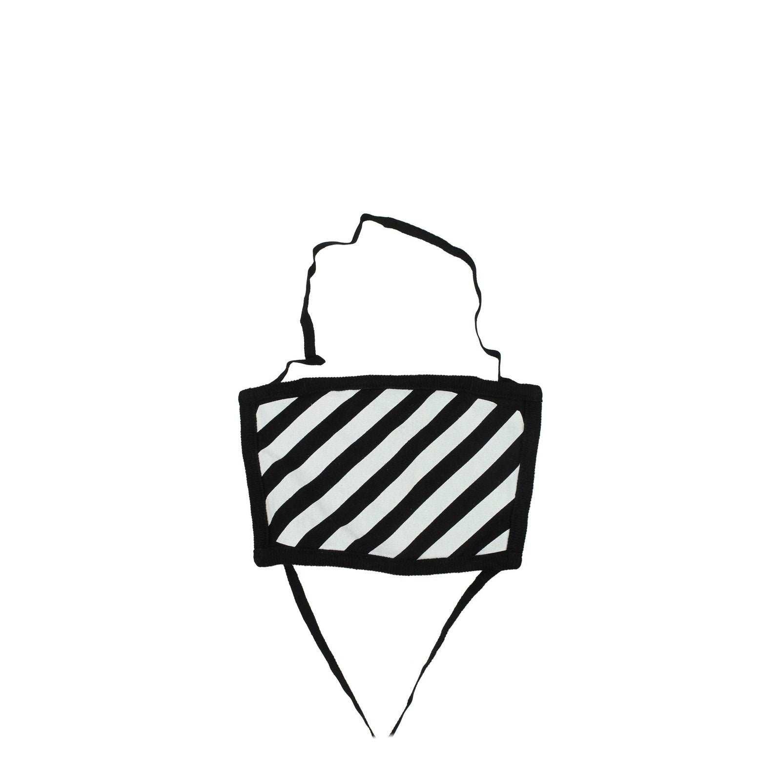 Off-White Black Cotton Facemasks